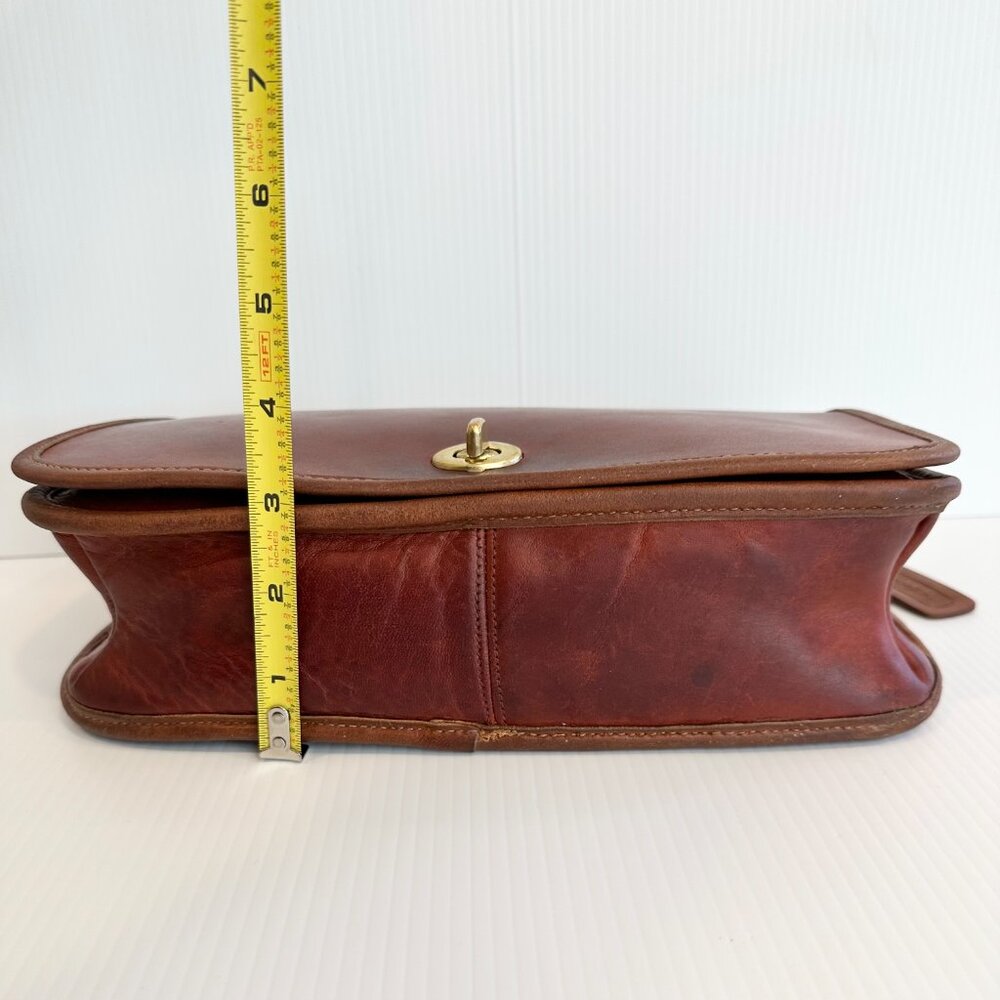 Vintage COACH Convertible Clutch Bag New York City British Tan 70/80s - Picture 6 of 16